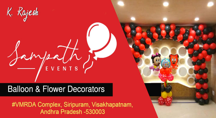 Sampath Events in Siripuram, Visakhapatnam