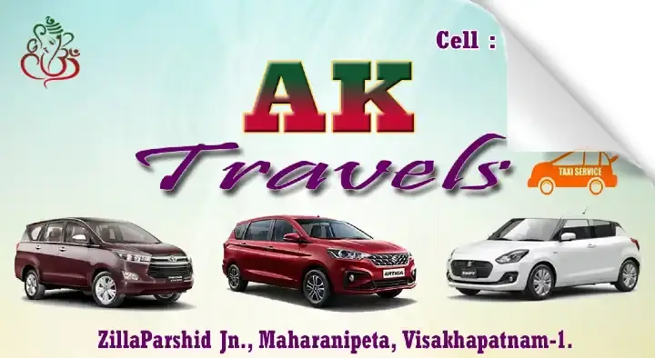 Cab Services in Visakhapatnam (Vizag) : AK Travels in Maharanipeta