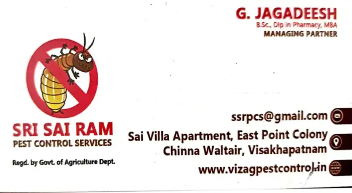 Sri Sai Ram Pest Control Services in Chinna Waltair, Visakhapatnam