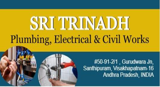 sri trinadh plumbing electrical and civil works electricians near dwaraka nagar in visakhapatnam,Santhipuram In Visakhapatnam, Vizag