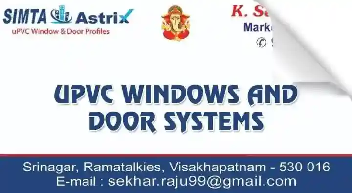 Upvc Doors And Windows With Mosquito Net Dealers in Visakhapatnam (Vizag) : UPVC Windows and Door Systems in Dwaraka Nagar