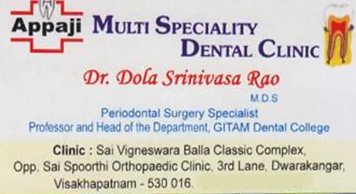 Health Doctors in Visakhapatnam (Vizag) : Multi Speciality Dental Clinic in Visakhapatnam