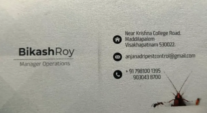 Anjanadri Pest Control in Maddilapalem, Visakhapatnam