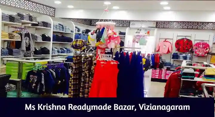 Garment Shops in Vizianagaram : Ms Krishna Readymade Bazar in MG Road