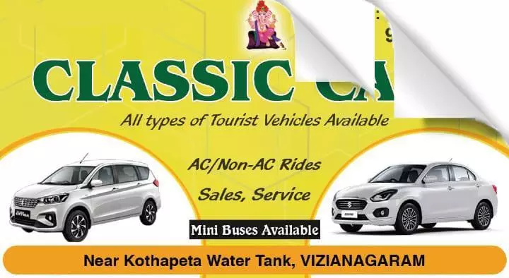 Tours And Travels in Vizianagaram  : Classic Cabs in Shirdi Sai Nagar