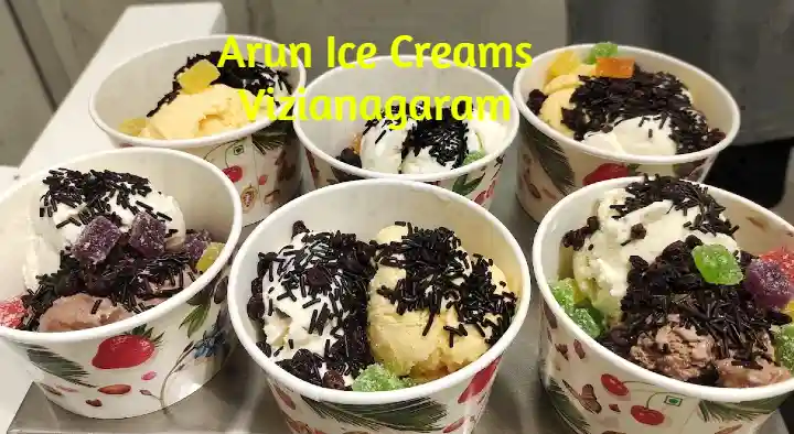 Ice Cream Shops in Vizianagaram  : Arun Ice Creams in Vyshnava Street