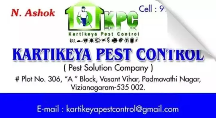 Karthikeya Pest control in Padmavathi Nagar, Vizianagaram
