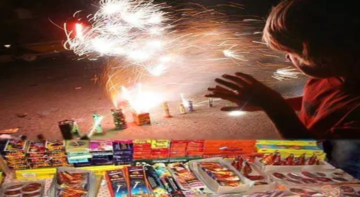 Anna Laxmi Fire Works in Sherpura, Warangal