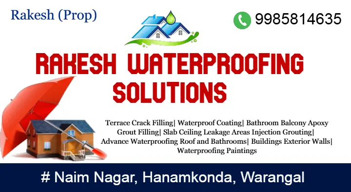 Rakesh Waterproofing Solutions in Hanamkonda, Warangal