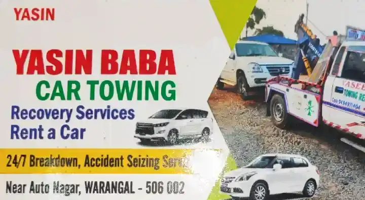 Vehicle Towing Service in Warangal  : Yasin Baba Car Towing in LB Nagar