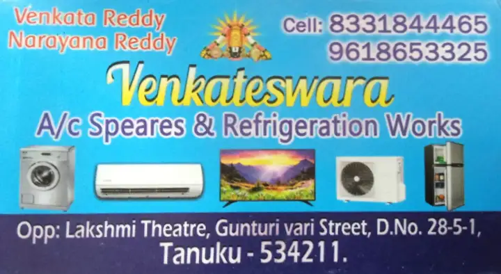 Venkateswara AC Spares and Refrigeration Works in Tanuku, West Godavari