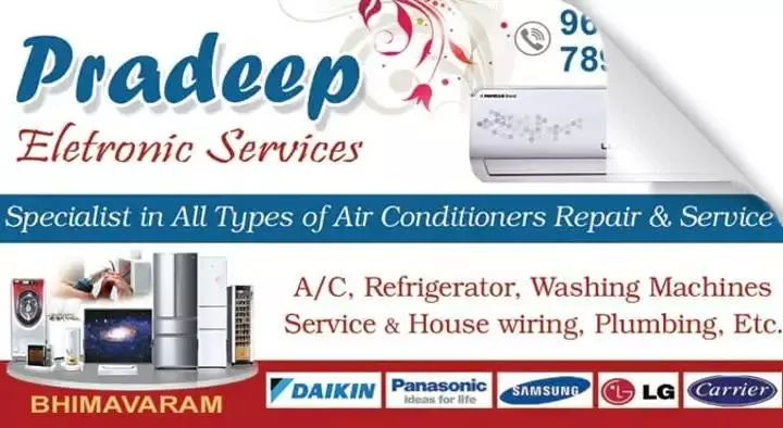 Air Cooler Repair And Services in West_Godavari  : Pradeep Electronic Services in Bhimavaram