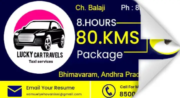 Mini Transport Services in West_Godavari  : Lucky Car Travels in Bhimavaram