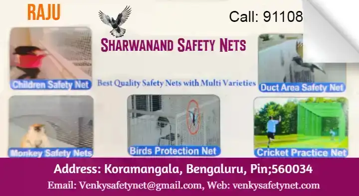 Sharwanand Safety Nets in Koramangala, Bengaluru