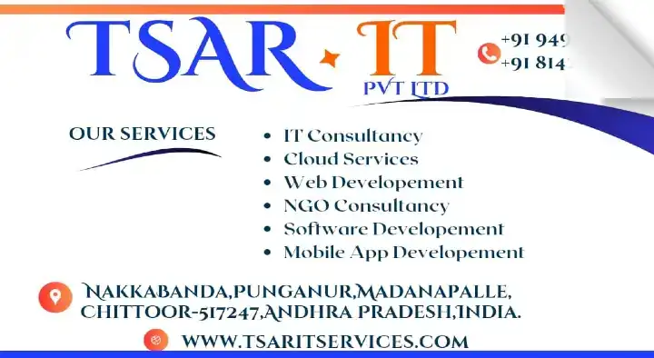 Tsar IT Pvt Ltd in Madanapalle, Chittoor