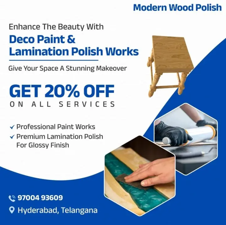 Modern Wood Polish Works in Auto Nagar