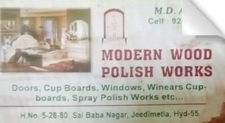 Modern Wood Polish Works in Jeedimetla