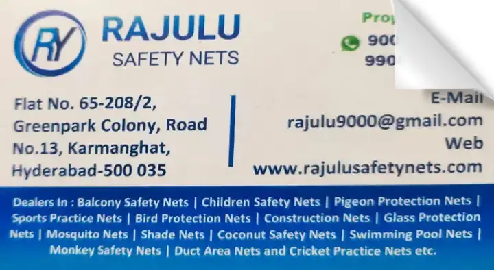 Rajulu Safety Nets in Karmanghat, Hyderabad