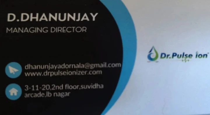 Dr Pulse Ion Water Purifier in LB Nagar