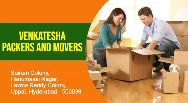 Venkatesha Packers and Movers in Uppal, Hyderabad