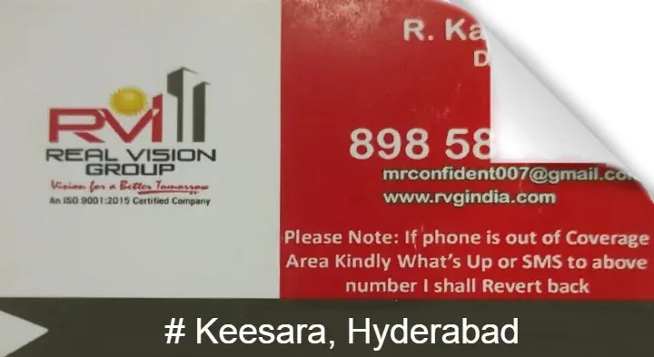 RVG Natural Homes in Keesara, Hyderabad
