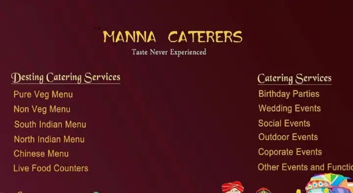 Catering Service in Hyderabad  : Manna Catering in Sainikpuri