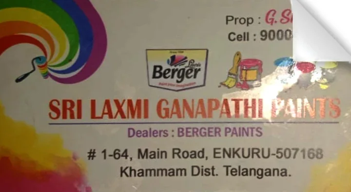Sri Laxmi Ganapathi Paints in Enkuru, Khammam