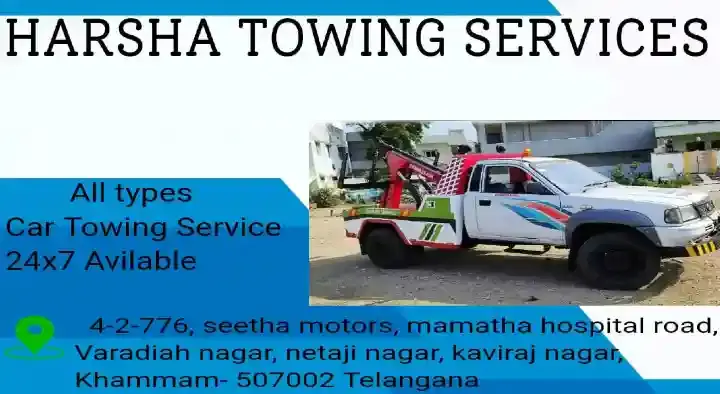 Harsha Towing Services in Netaji Nagar, Khammam