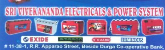 Sri Vivekananda Electricals Power System in Vastralatha, vijayawada