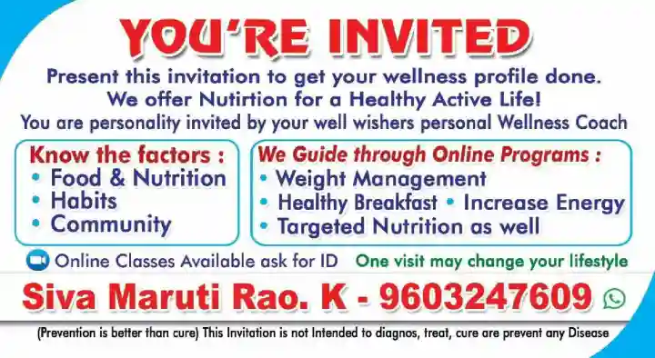 Herbalife Womens Weight Loss/Gain(Happy Life Nutrition Club) in Vijayawada in Visalandra Road, Vijayawada