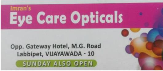 Imrans Eye Care Opticals in Labbipet, vijayawada