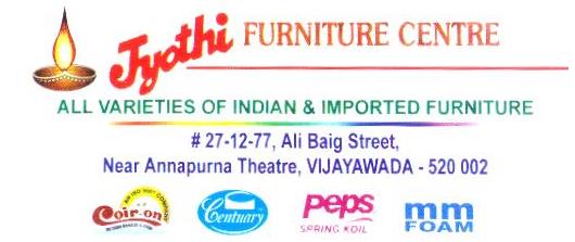 Jyothi Furnitures Centre in Governorpet, vijayawada