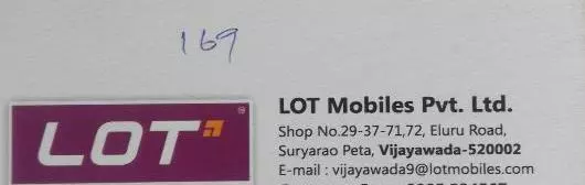 Lot Mobiles Pvt.Ltd in Eluru Road, vijayawada