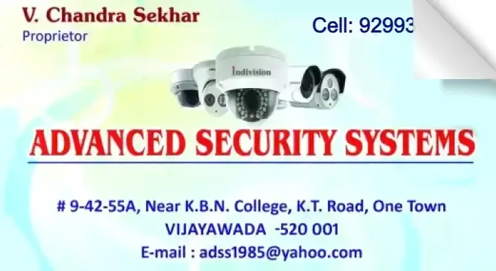 Advanced Security Systems in One Town, Vijayawada