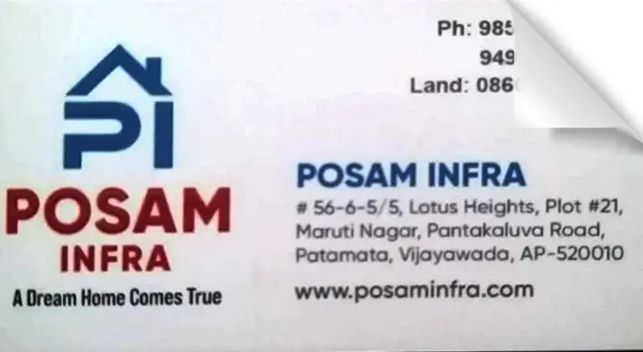 Posam Infra (A Dream Home Comes True) in Patamata, Vijayawada