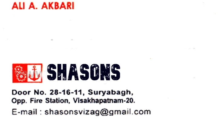 Shasons in suryabagh, Visakhapatnam
