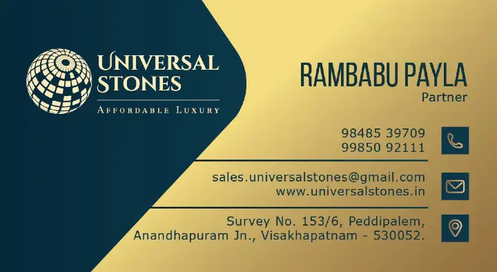 Universal Stones in Anandapuram, Visakhapatnam