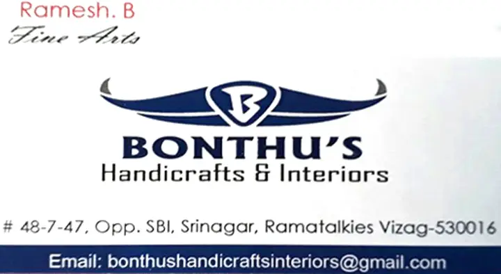 Handlooms in Visakhapatnam (Vizag) : Bonthu Handicrafts And Interiors in Ramatalkies