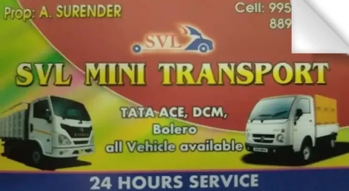 SVL Mini Transport in Hanamkonda, Warangal