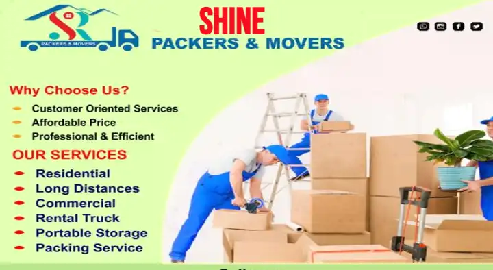 Shine Packers and Movers in kumarpally, Warangal