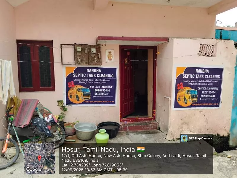 nandha septic tank cleaning palayam in hosur - Photo No.7