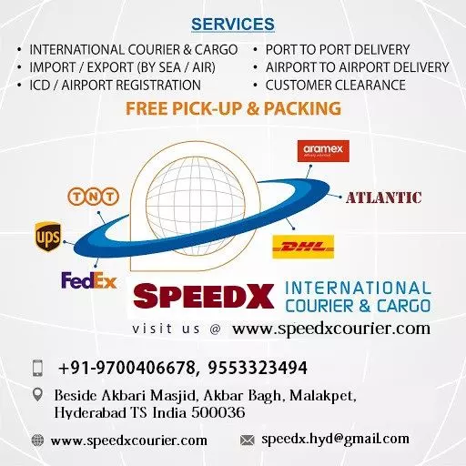 speedx international worldwide courier malakpet in hyderabad - Photo No.1