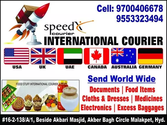 speedx international worldwide courier malakpet in hyderabad - Photo No.18