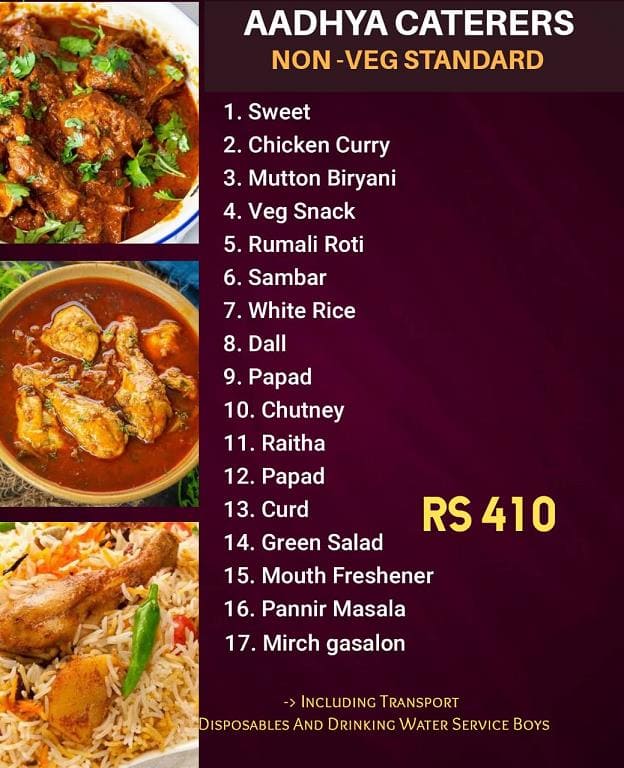 aadhya caterers in hyderabad chilkanagar in hyderabad - Photo No.5