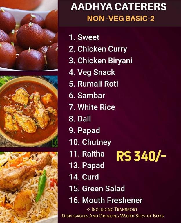 aadhya caterers in hyderabad chilkanagar in hyderabad - Photo No.2