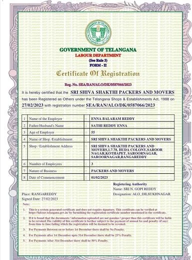 sri shiva shakthi packers and movers saroor nagar in hyderabad - Photo No.31