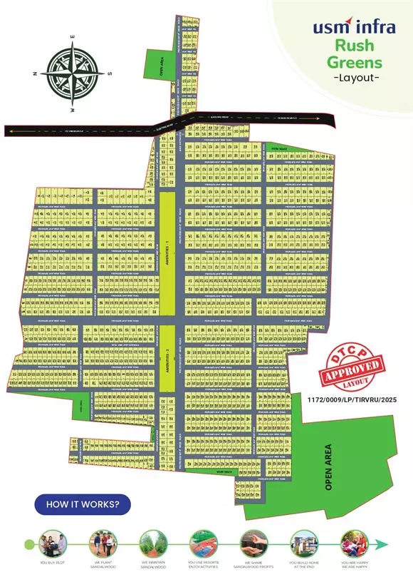 usm infra rush greens thiruvuru in krishna - Photo No.2