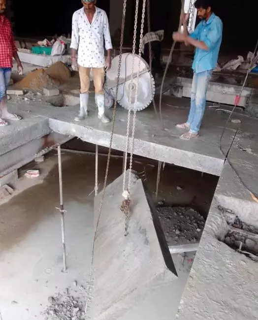 sri sai slab concrete cutting and core cutting contractors ballari chowrasta in kurnool - Photo No.8
