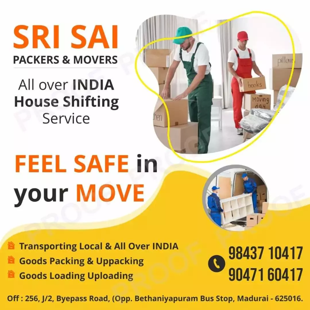 sri sai packers and movers ellis nagar in madurai - Photo No.3