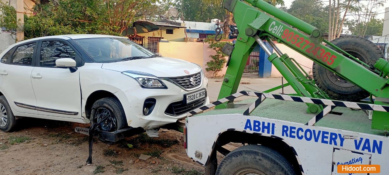 abhi car recovery service car towing service near godavarikhani in peddapalli - Photo No.1